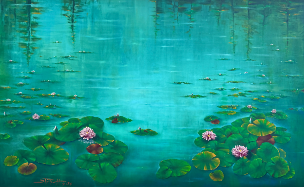 Der Seerosenteich, Steffen Fichtner, Stehfisch